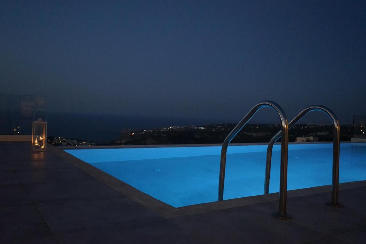 Eva Villas West With Infinity Pool & And Panoramic Sea View Gerani Chanion Esterno foto