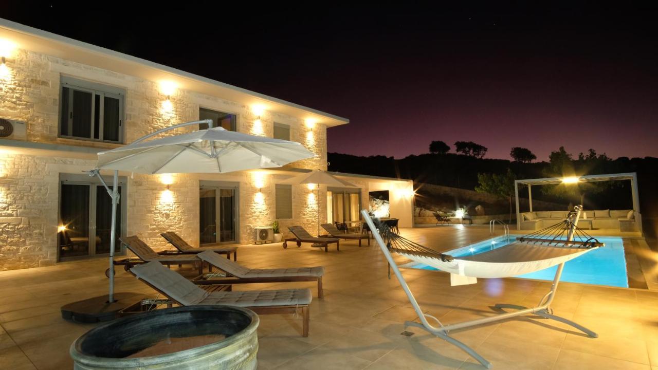 Eva Villas West With Infinity Pool & And Panoramic Sea View Gerani Chanion Esterno foto