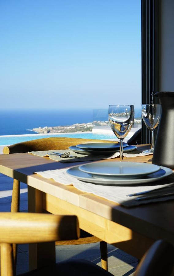 Eva Villas West With Infinity Pool & And Panoramic Sea View Gerani Chanion Esterno foto