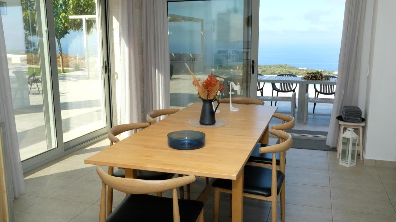 Eva Villas West With Infinity Pool & And Panoramic Sea View Gerani Chanion Esterno foto