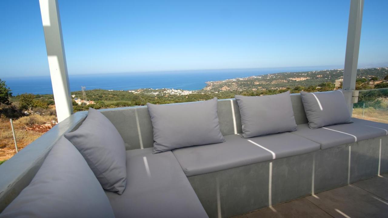 Eva Villas West With Infinity Pool & And Panoramic Sea View Gerani Chanion Esterno foto