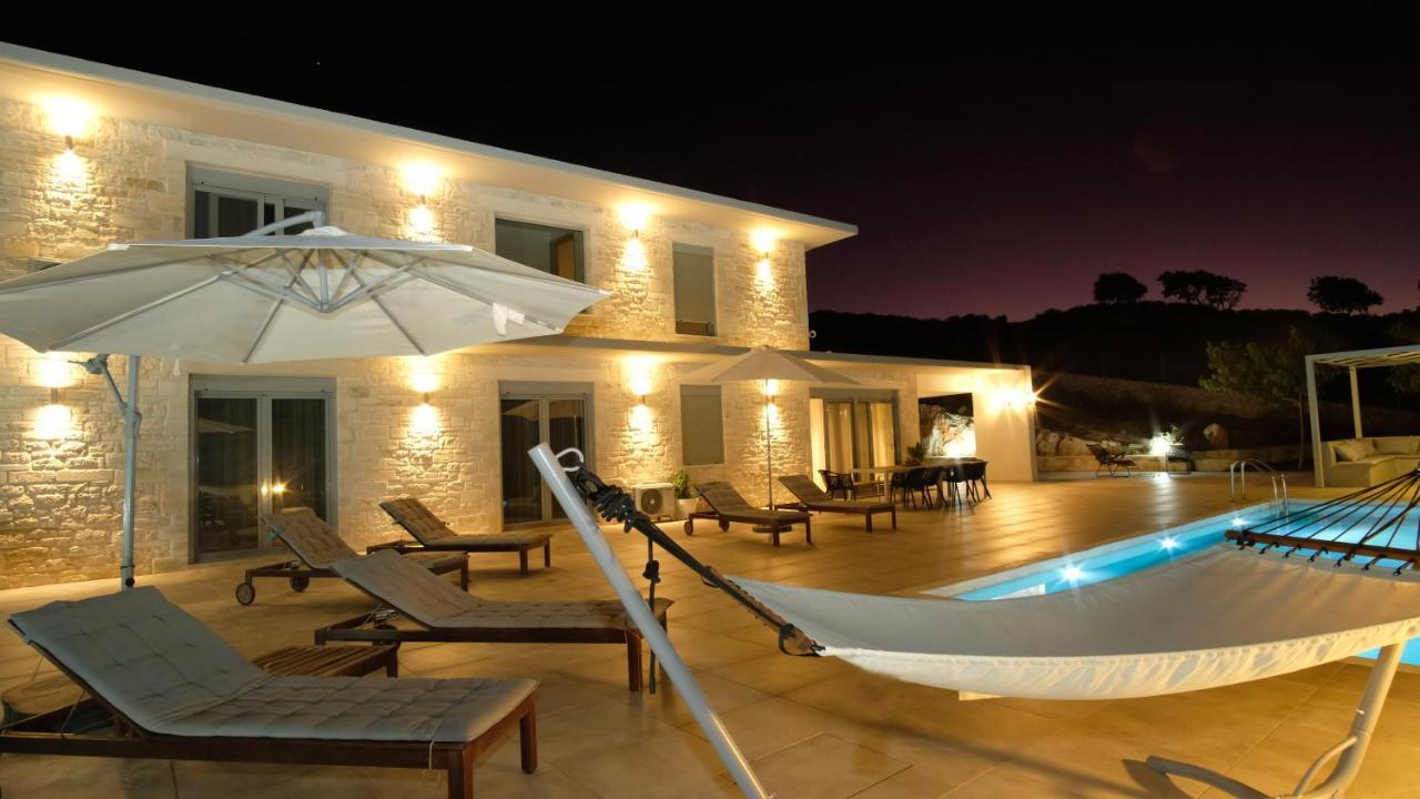 Eva Villas West With Infinity Pool & And Panoramic Sea View Gerani Chanion Esterno foto